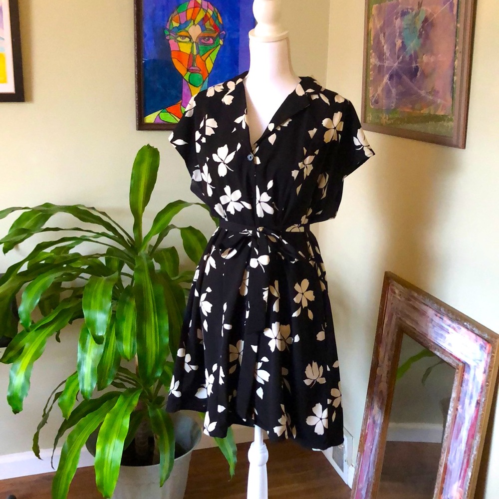 Popsugar Vintage Style Tunic Dress WITH POCKETS
